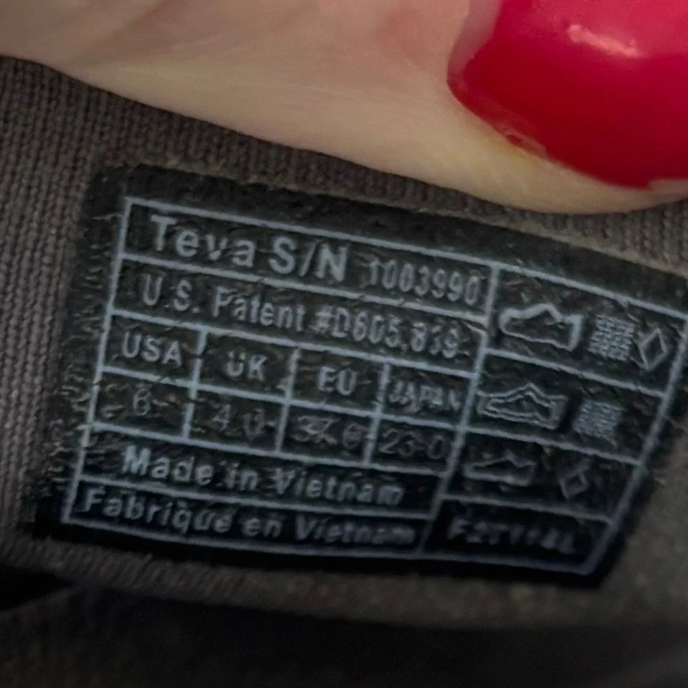 Teva Red Tirra Slide Sandals with a Shoc Pad and Anatomic Footbed 6
